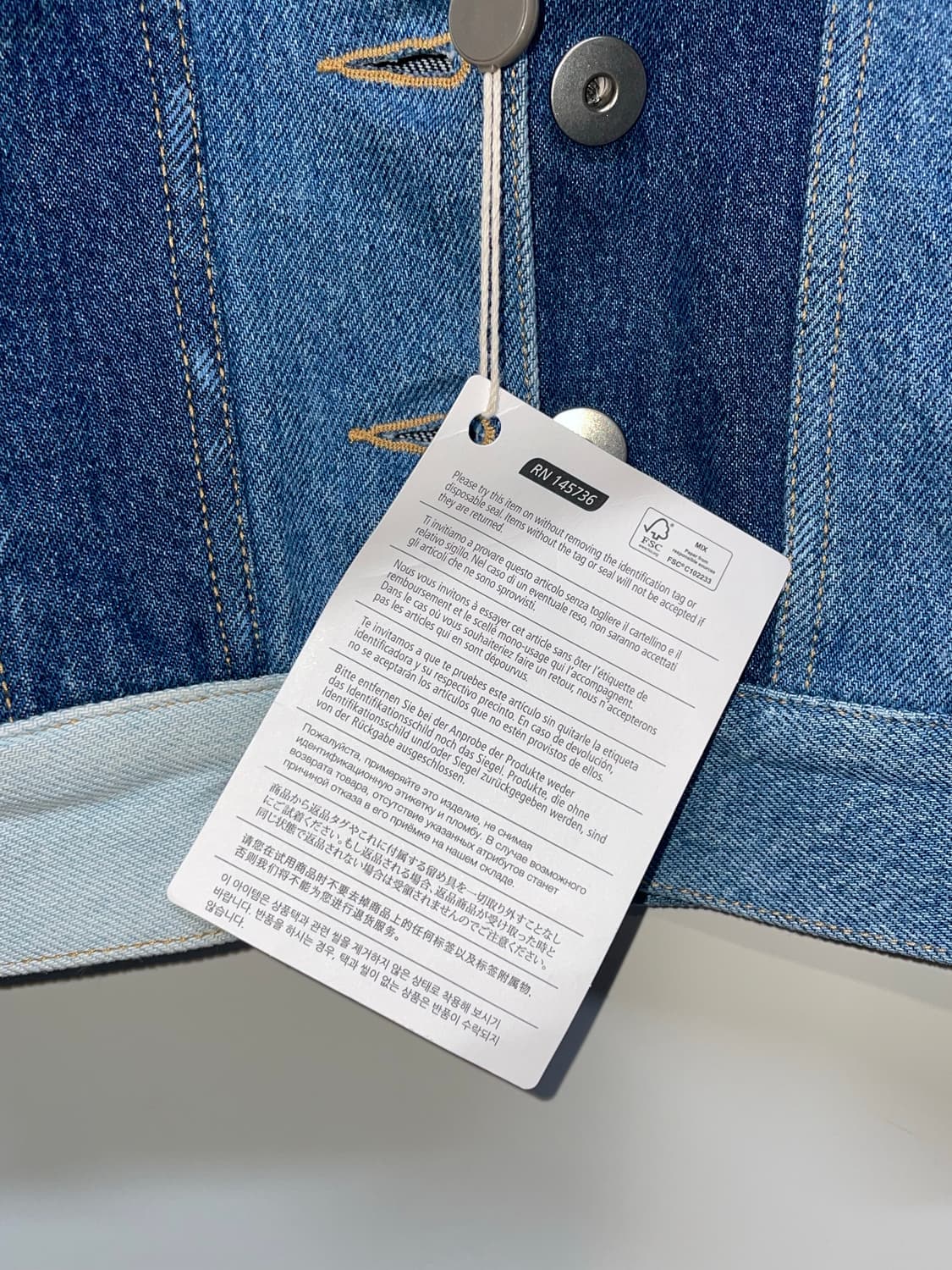 마르지엘라 데님 자켓 상품이미지8