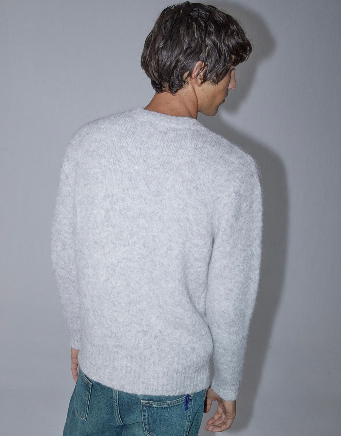 팔로마울 크러쉬 니트집업 남성M 상품이미지4