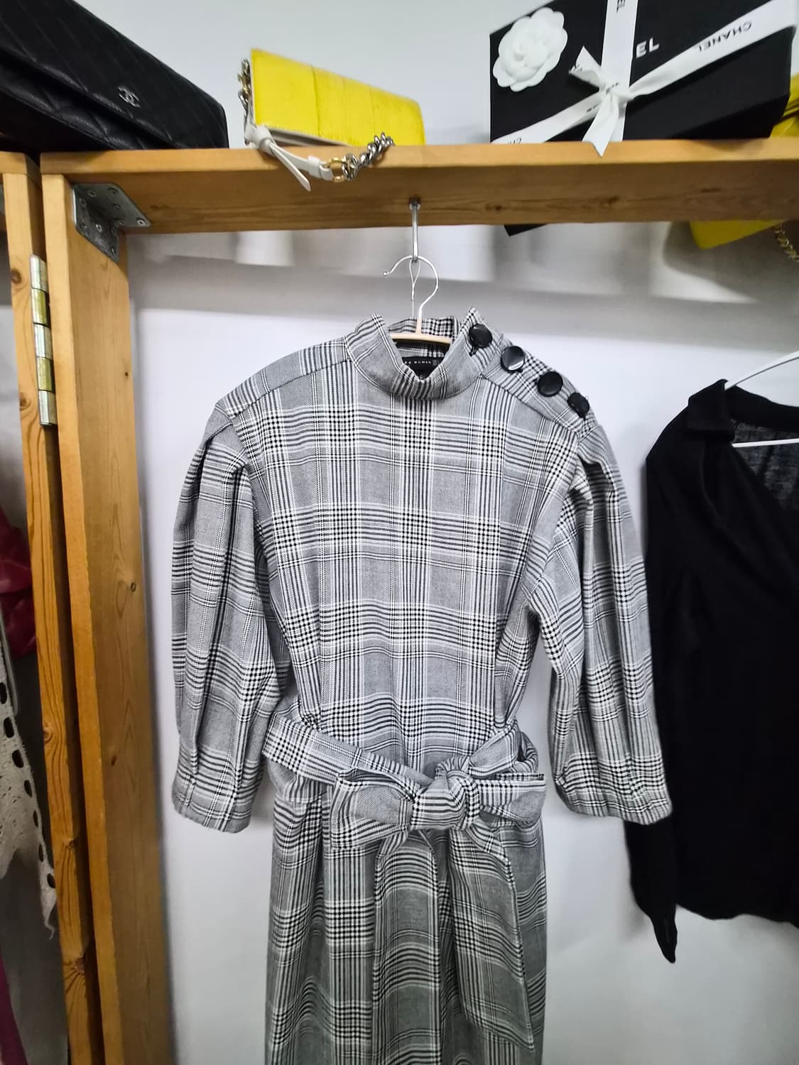 자라 벌룬 체크원피스 상품이미지4