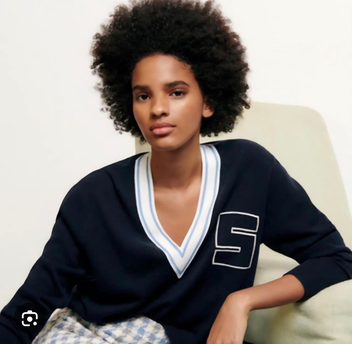 산드로 캐시미어혼방 니트 상품이미지1