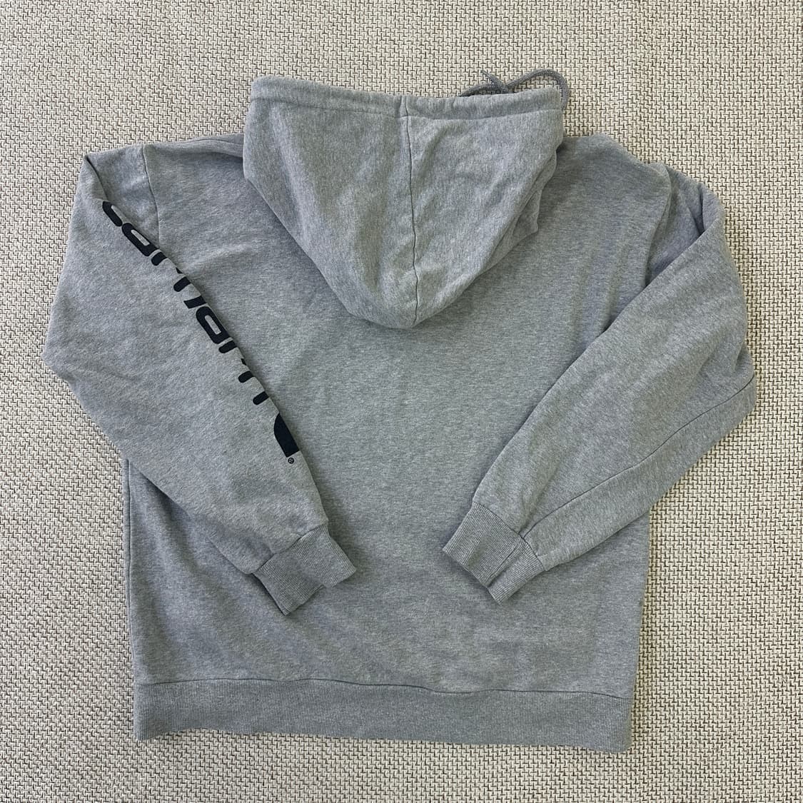 실측확인 레터링 로고 칼하트 후드0403D 상품이미지4