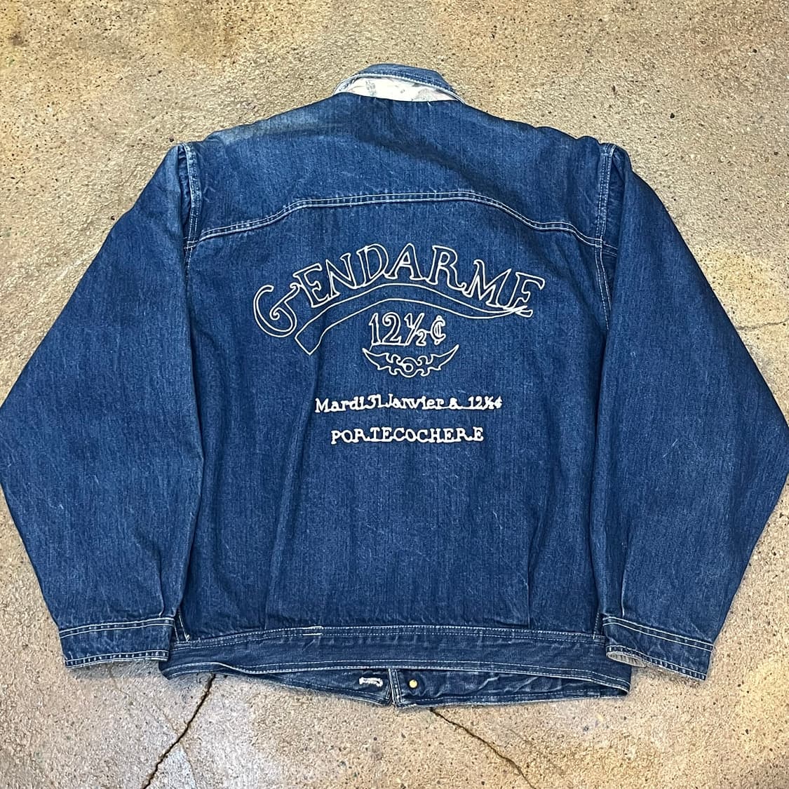 미국 빈티지 프렌치 스타일 디테일 ANECDOTE 데님 자켓 청자켓 상품이미지6