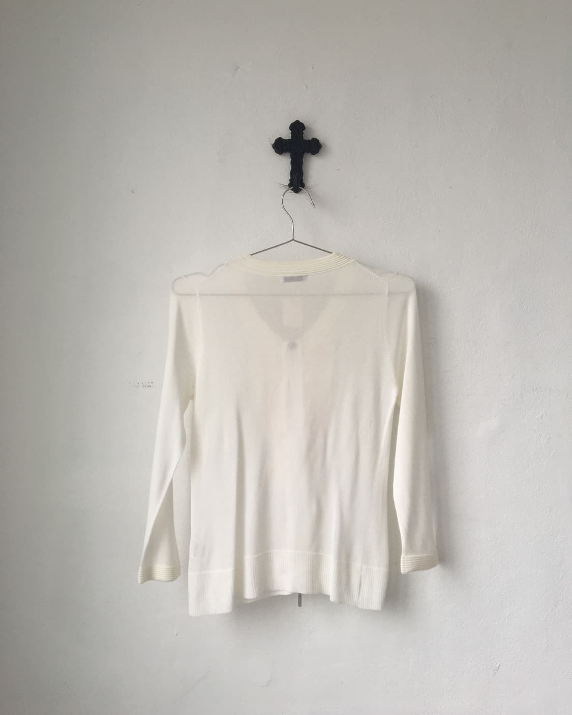 Ruffle point knit zip up 상품이미지3