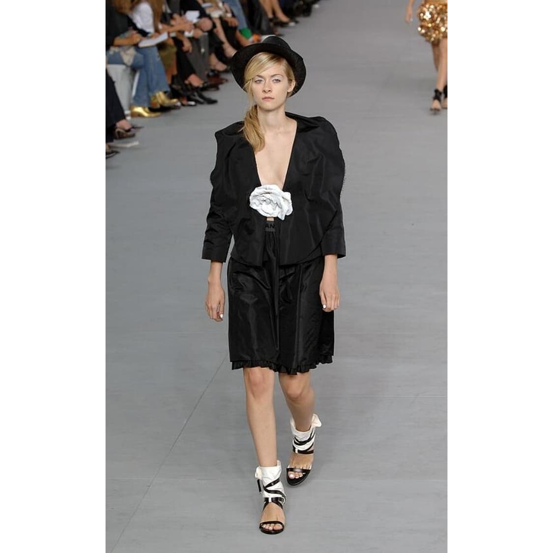 샤넬 CHANEL 로고 밴딩 스커트 상품이미지2