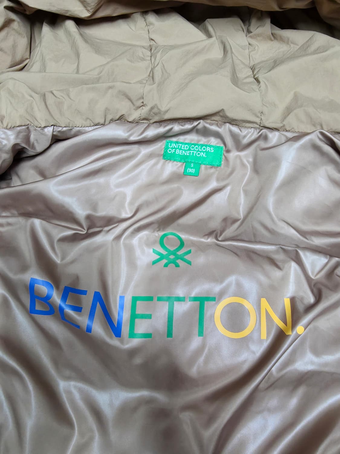 베네통 롱후디 폴리패딩 베스트 상품이미지3