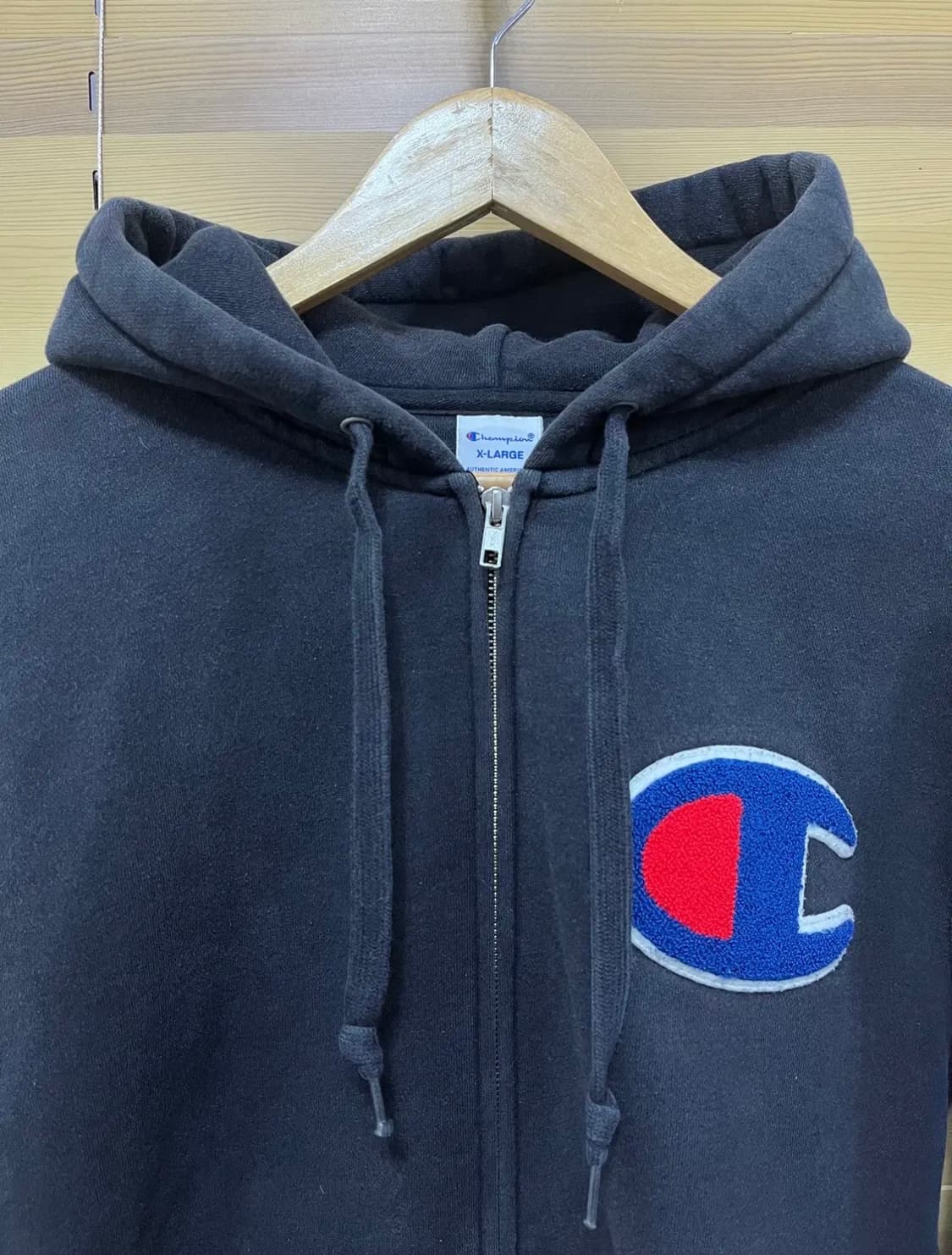 챔피온 빅로고 후드집업 XL사이즈 상품이미지3