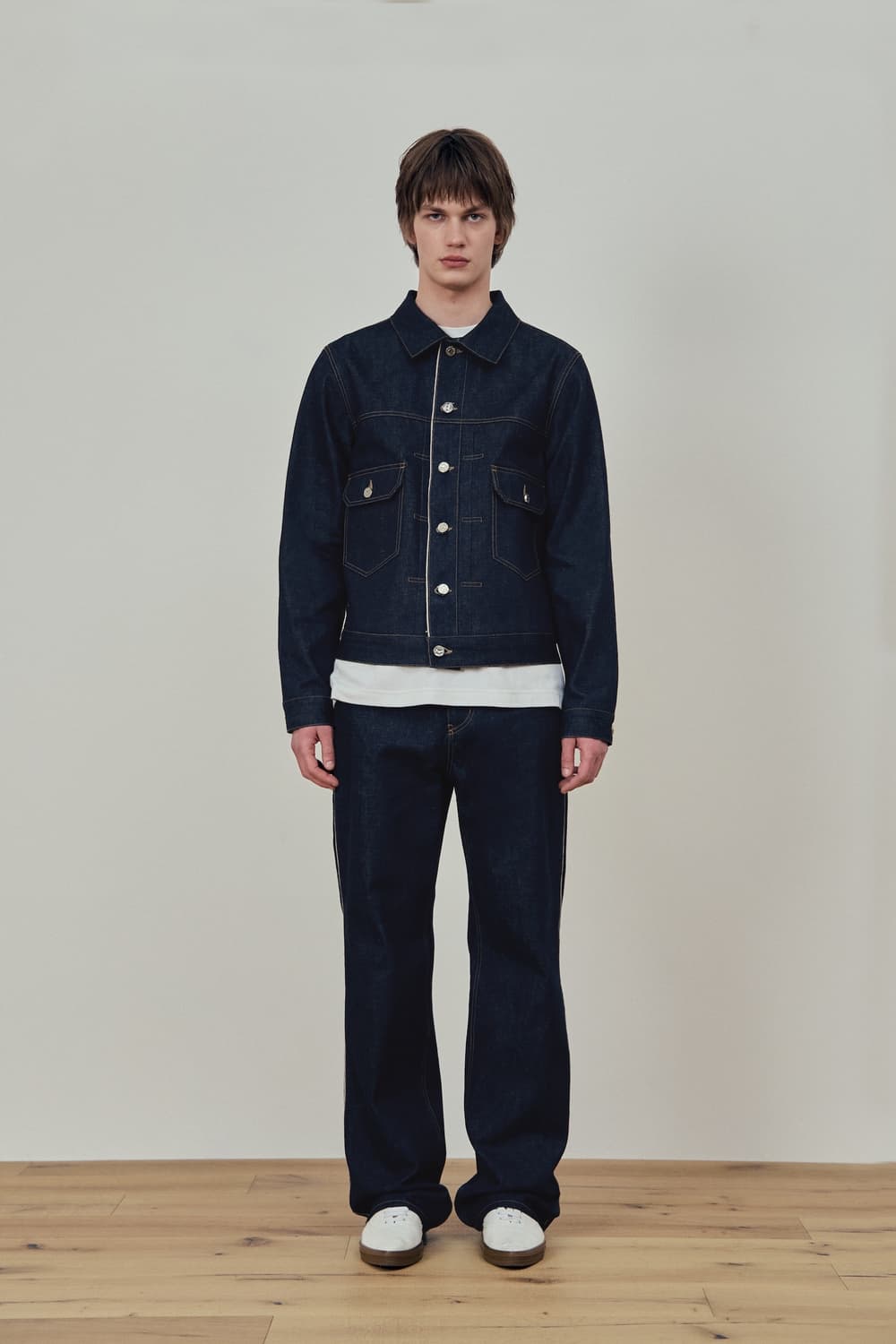 Stu 셀비지 셋업 상의m 하의 L 상품이미지1