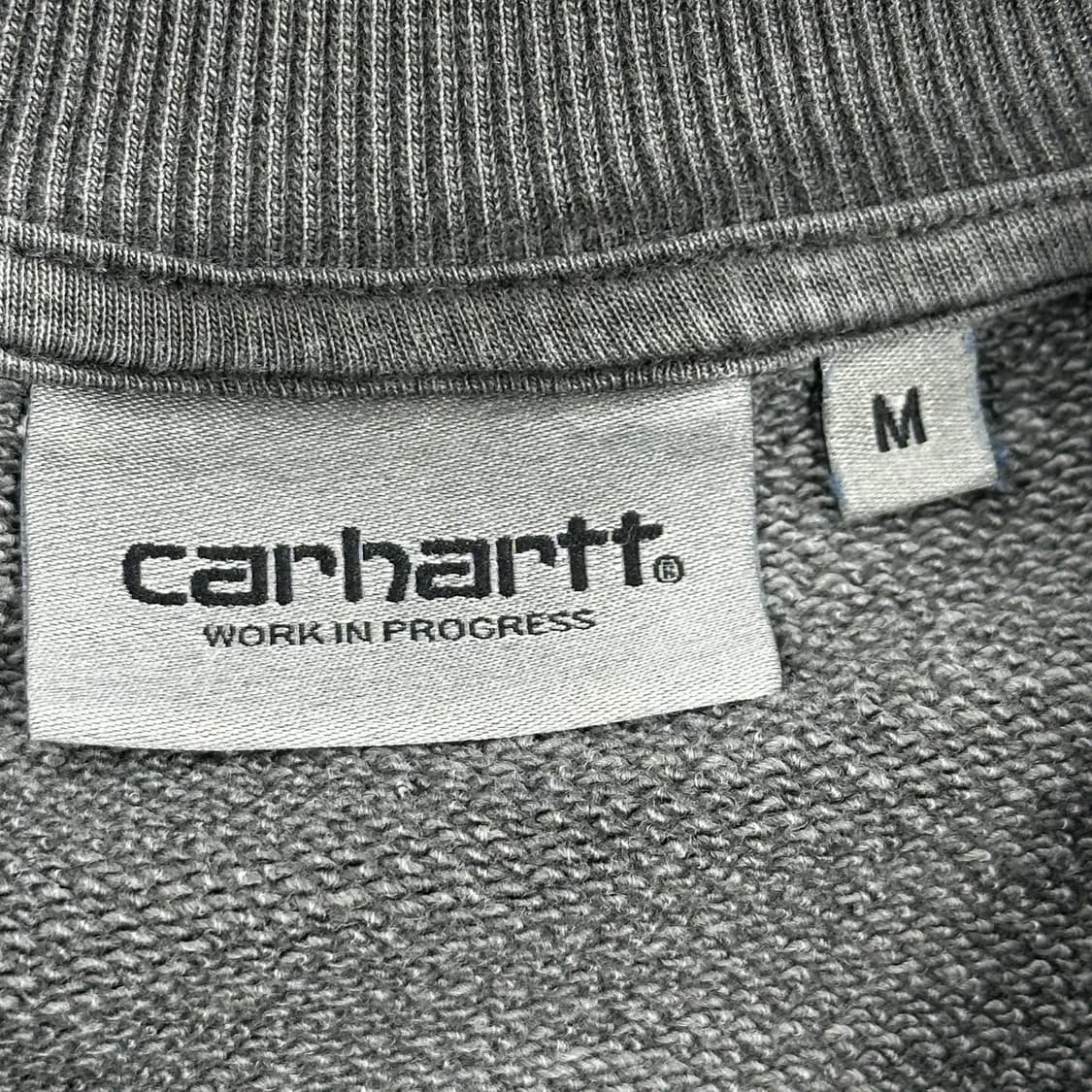칼하트 WIP 피그먼트 차콜 맨투맨 (M) 상품이미지5
