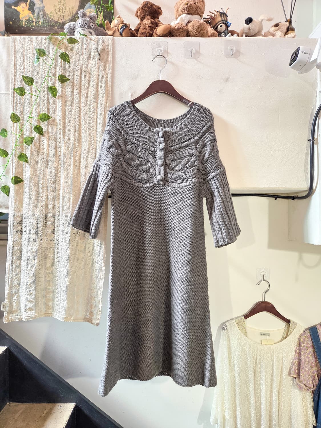 울 니트 원피스 상품이미지1