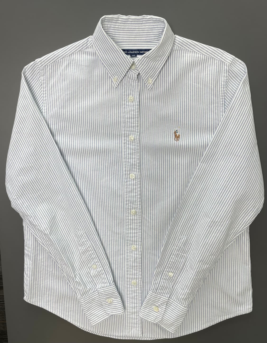 [M] 폴로 랄프로렌 여성 옥스포드 스트라이프 셔츠 상품이미지3