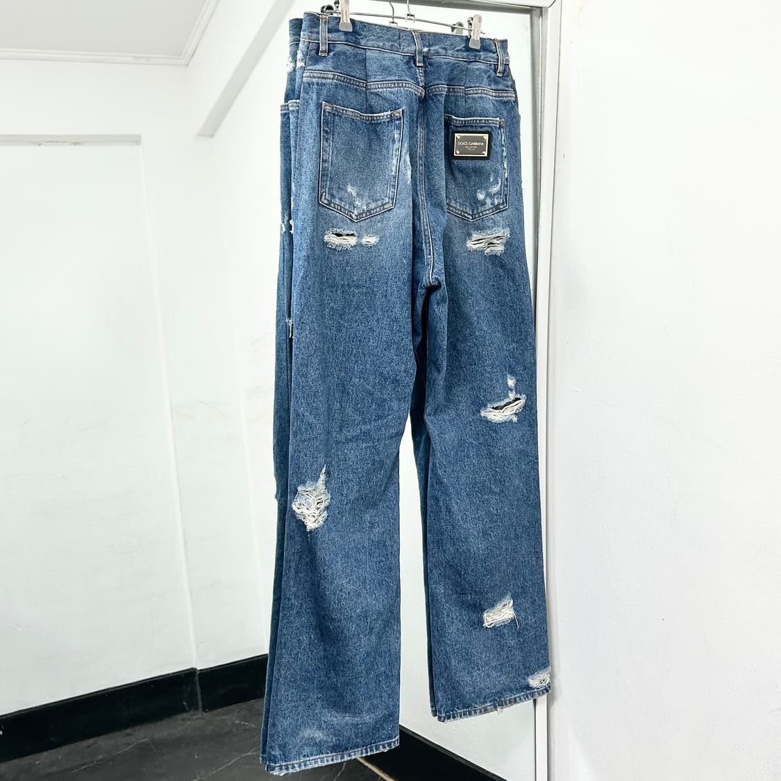 돌체앤가바나 디스트레스드 클립 데님 팬츠 상품이미지6