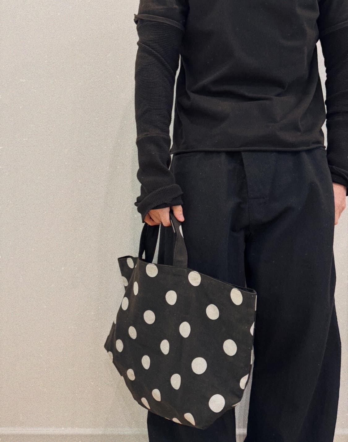 꼼데가르송 도트 토트백 상품이미지1