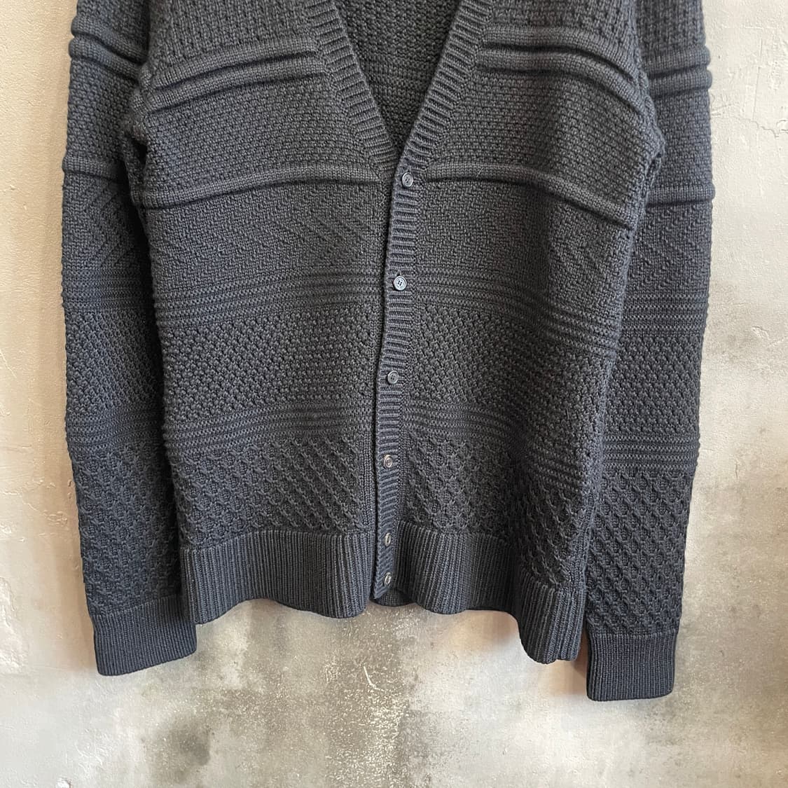 닐 바렛 멀티 텍스쳐 가디건 상품이미지5