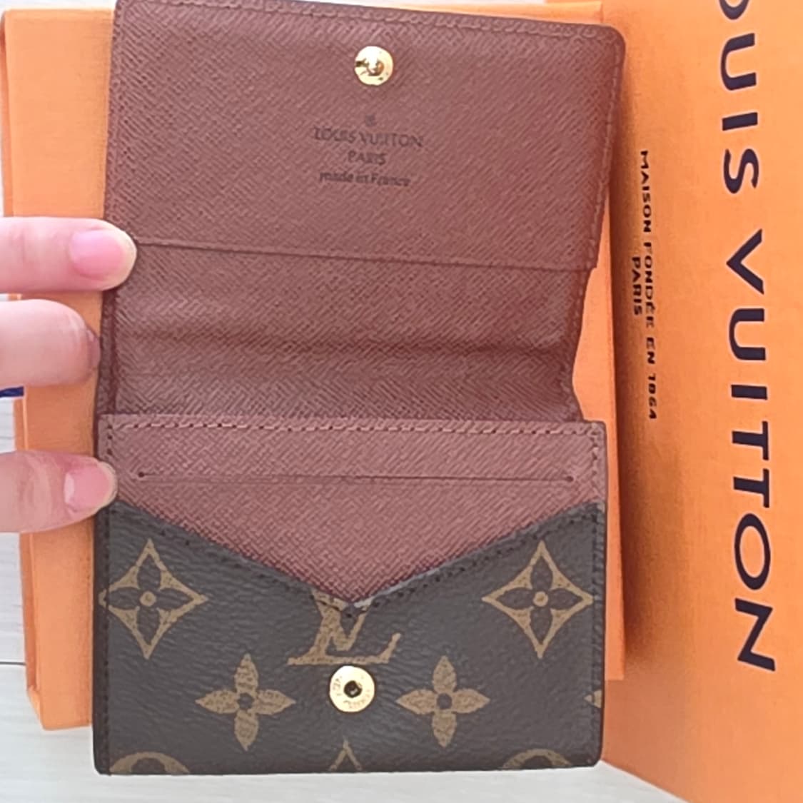 루이비통 모노그램 엔벨로프 비즈니스 카드홀더 카드지갑(공용) 상품이미지3
