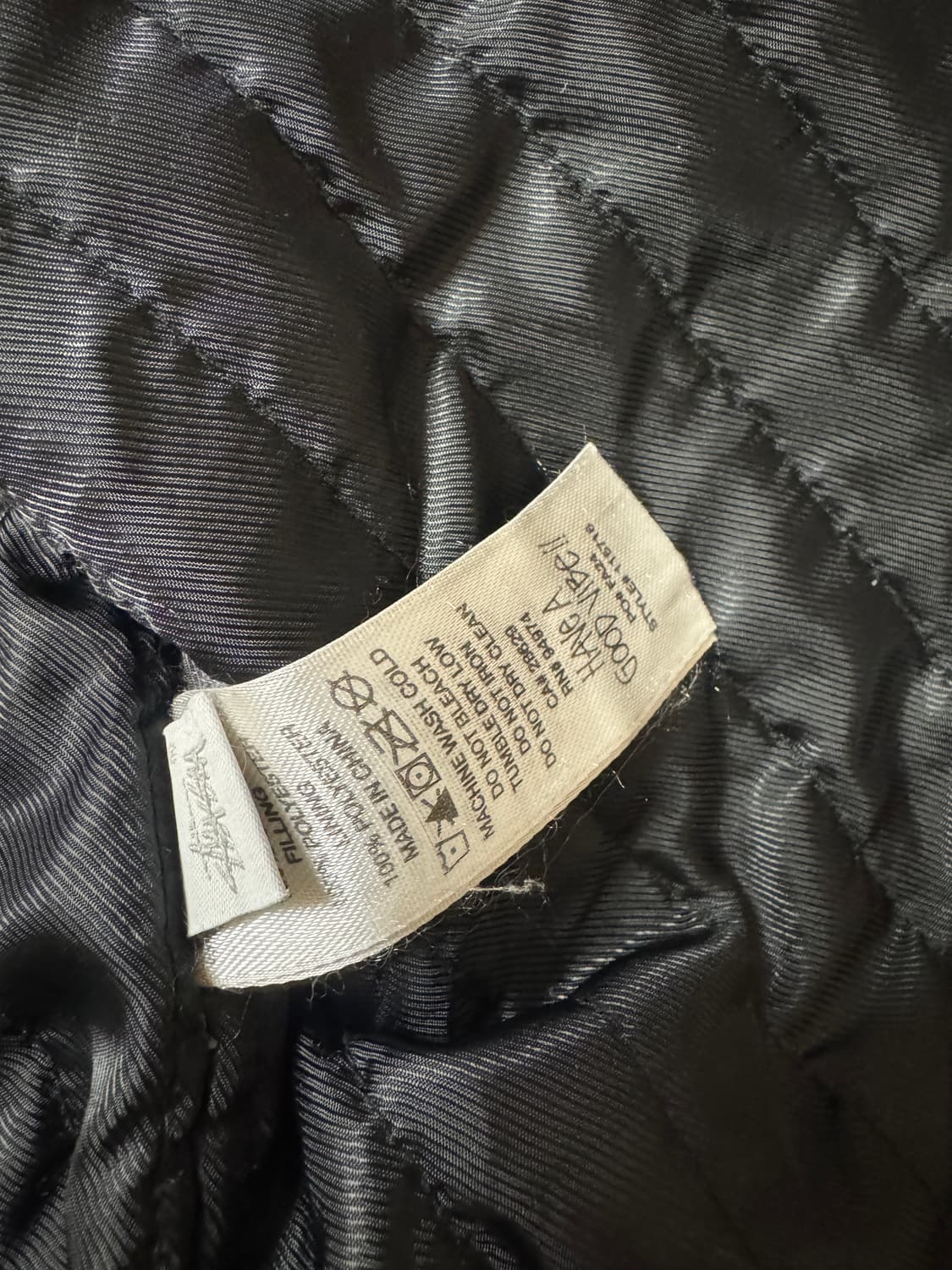 [L] 스투시 인슐레이티드 워크자켓 캔버스 블랙 상품이미지5