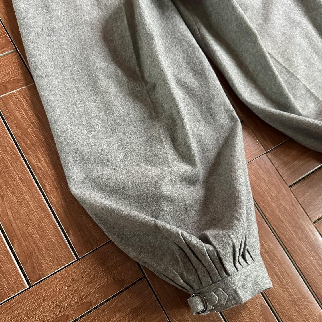 Vintage wool gray balloon trouser pants 상품이미지7
