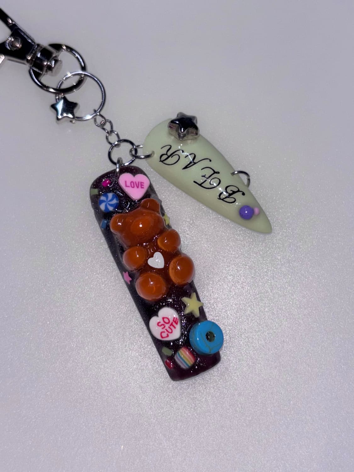 네일 팁 키링 nail tip keyring  상품이미지1