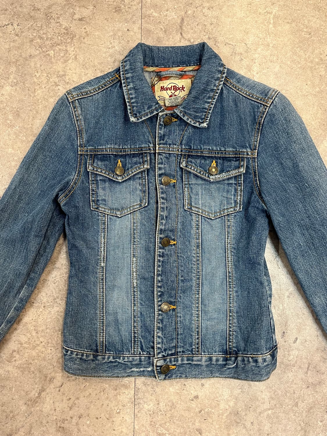 하드락 카페 데님 자켓 S #csz4079 상품이미지4