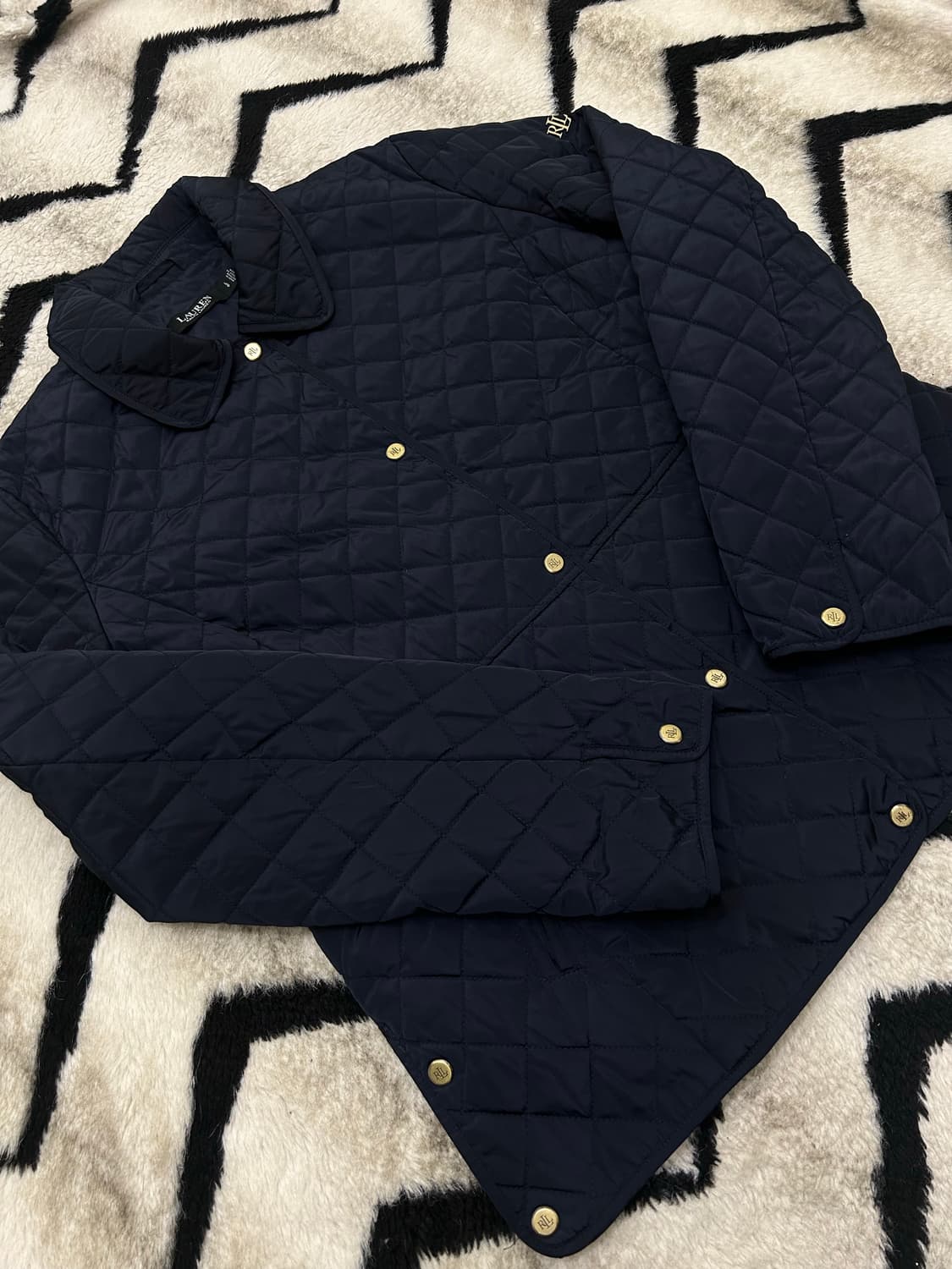 [L]로렌 랄프로렌 퀄티드 자켓/네이비 상품이미지2