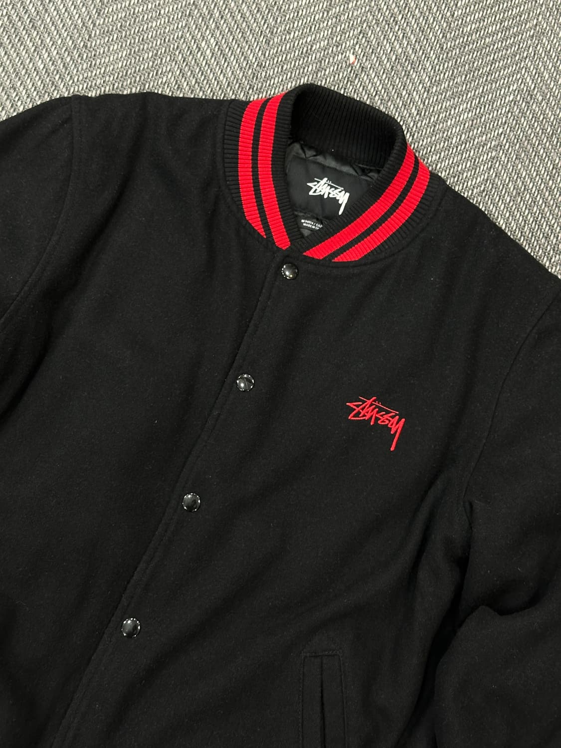 정품 스투시 바시티자켓 상품이미지3