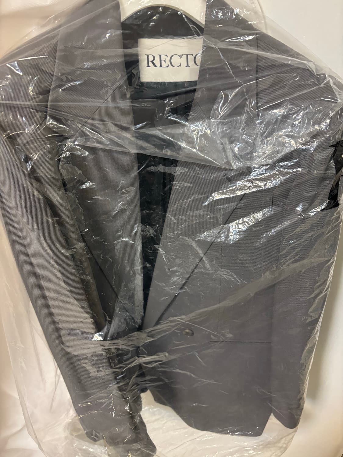 렉토 그루브 오버사이즈 테일러드 자켓 그레이 XS 상품이미지3