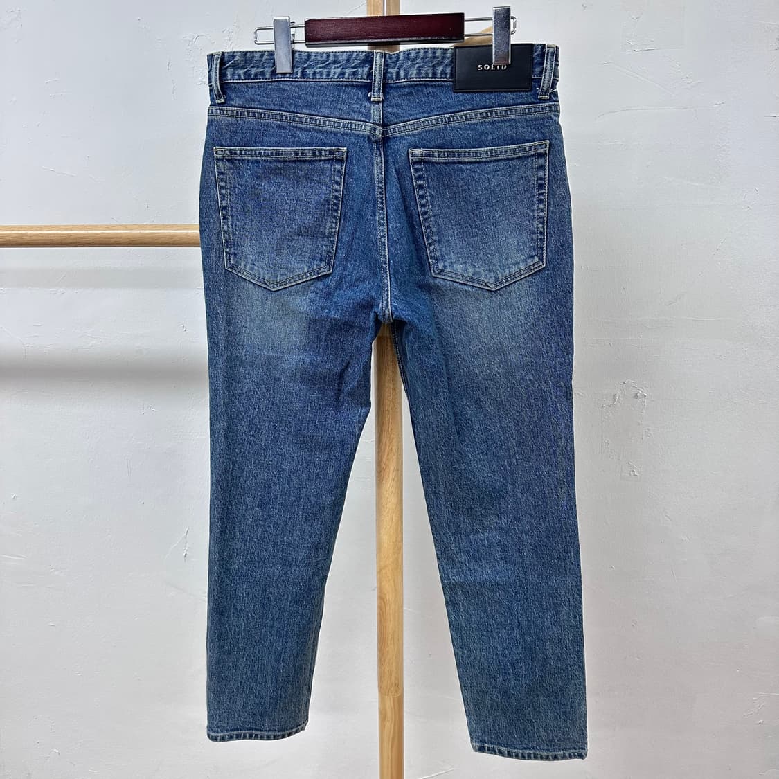 SOLID HOMME 솔리드옴므 레귤러 슬림핏 스판청바지 32 J12 상품이미지6