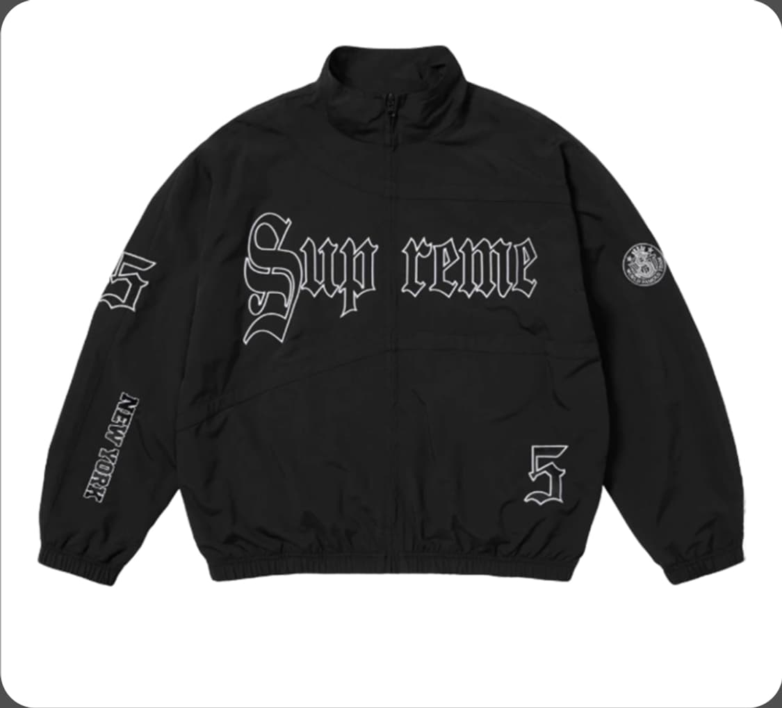 [택포] 슈프림 올드 잉글리쉬 트랙 자켓 상품이미지1