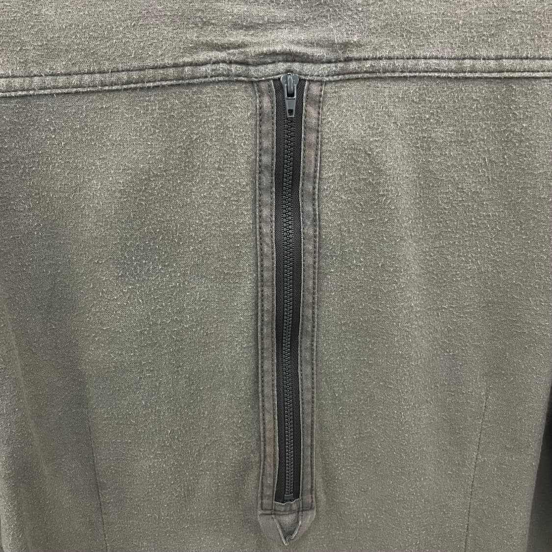 G.O.A 밀리터리 보아 플리스 칼라 기믹 지퍼 버튼 셔츠 상품이미지6