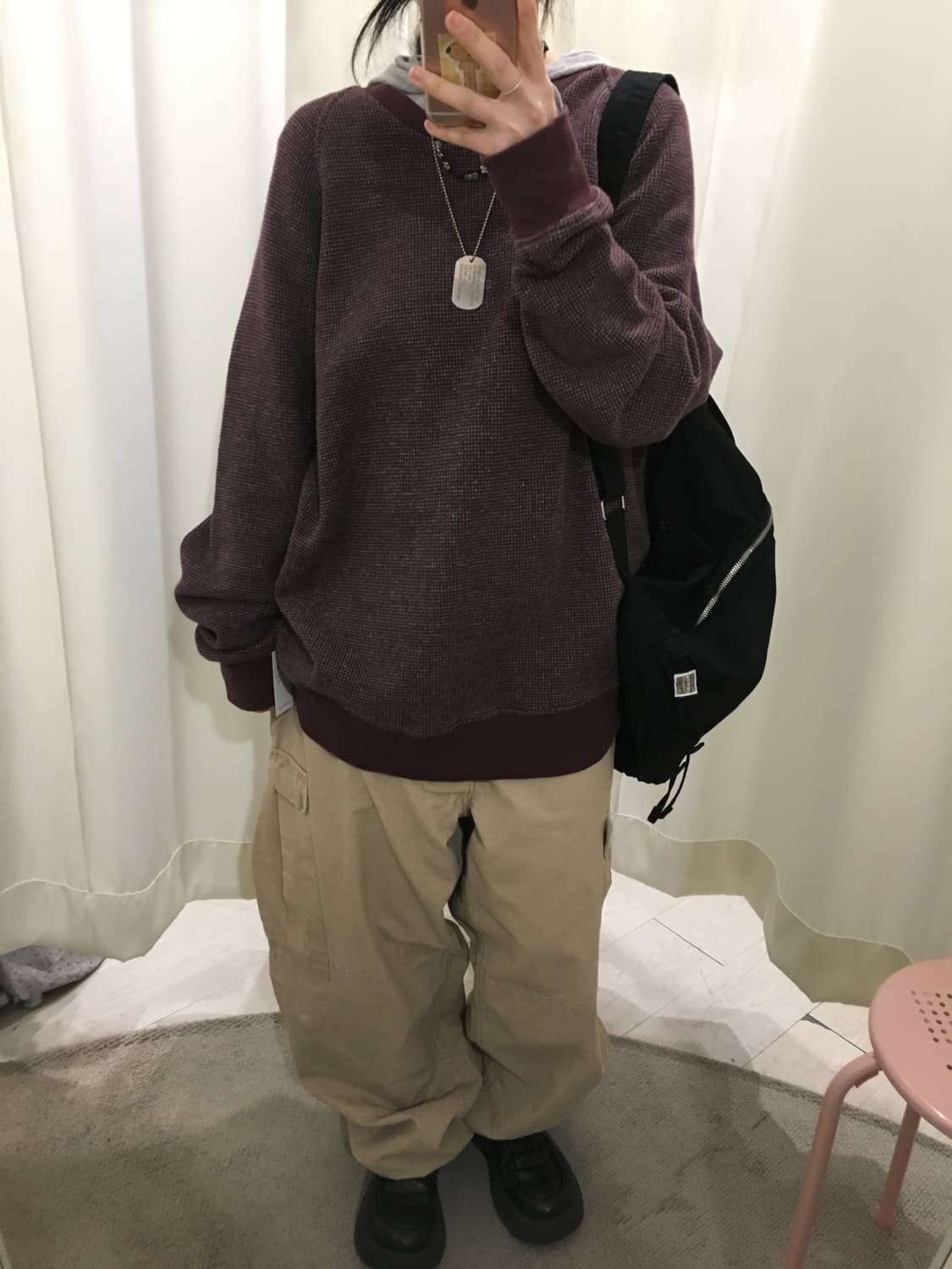 제이크루 와플 맨투맨 티셔츠 상품이미지5