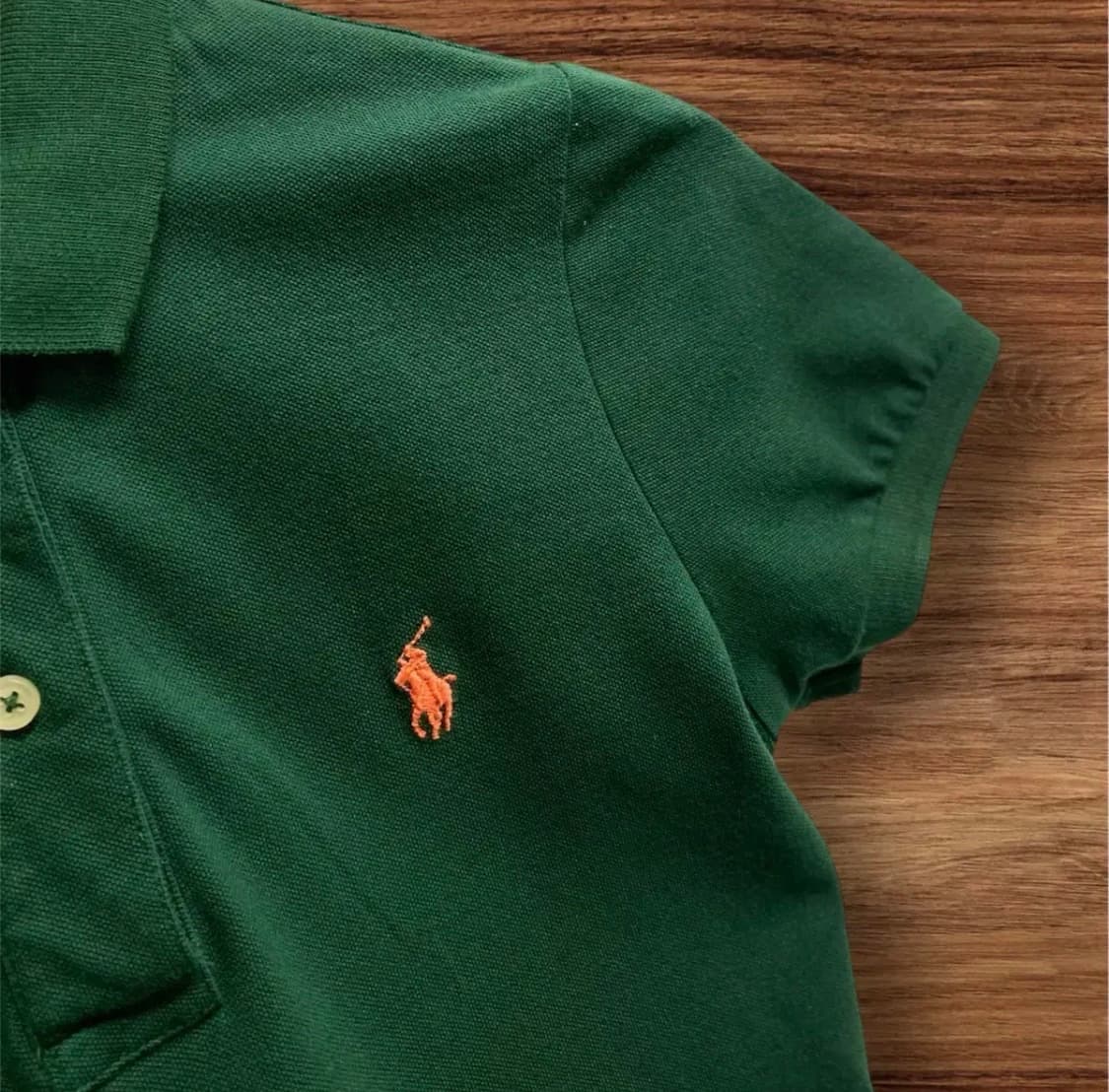 폴로 랄프로렌 포니 피케 그린 반팔티 M-L 상품이미지3