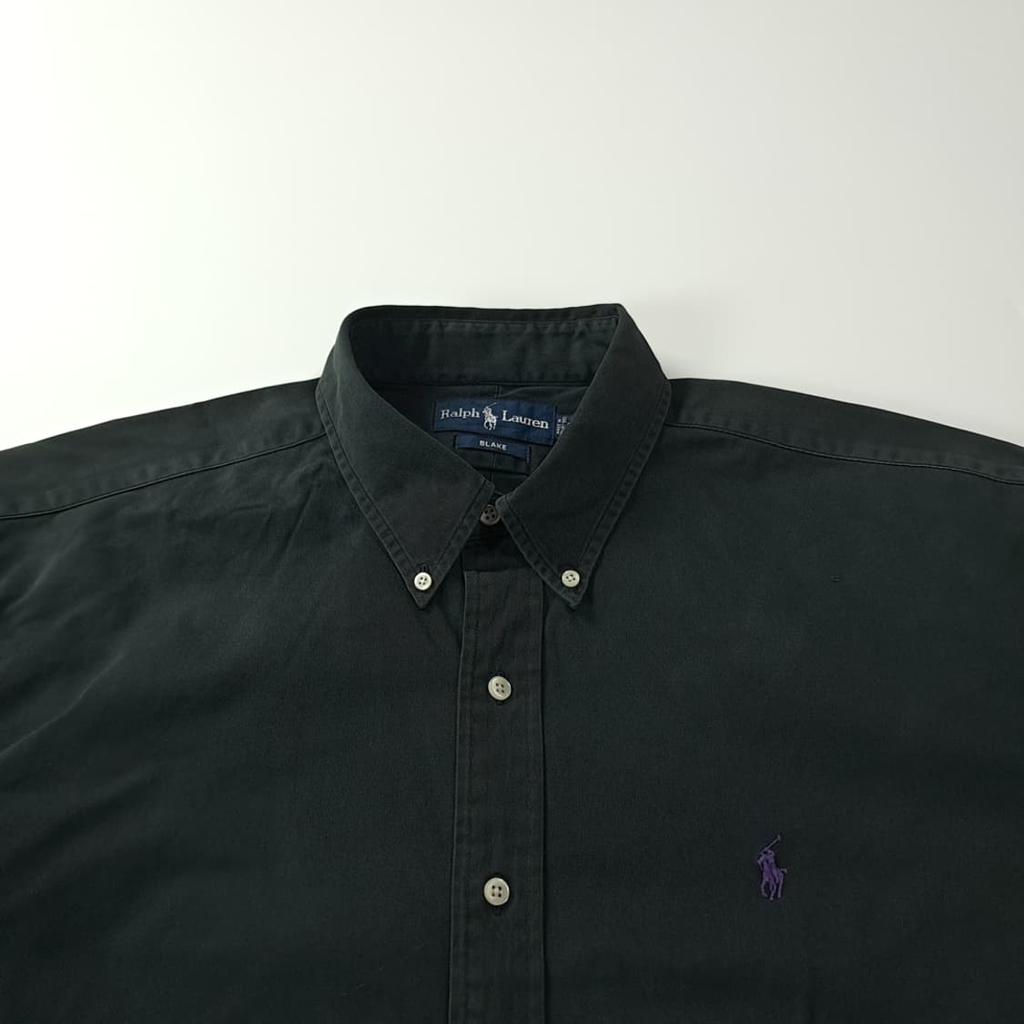 CK507 XL 폴로 90s 블레이크 빈티지 블랙 셔츠 남방 상품이미지2