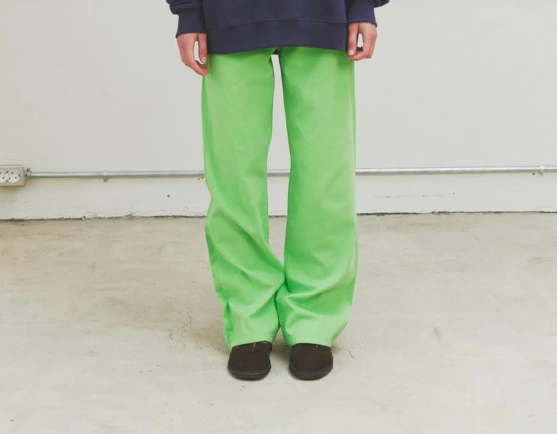 페스토 FALL STRAIGHT PANTS FLUO PARK 상품이미지2