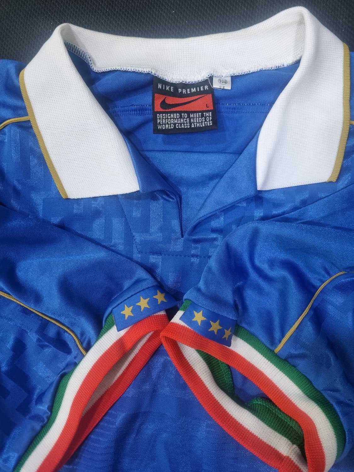 [희귀/정품] 96-98 이탈리아 국대 홈 레플리카 (나이키 빈티지/L) 상품이미지4