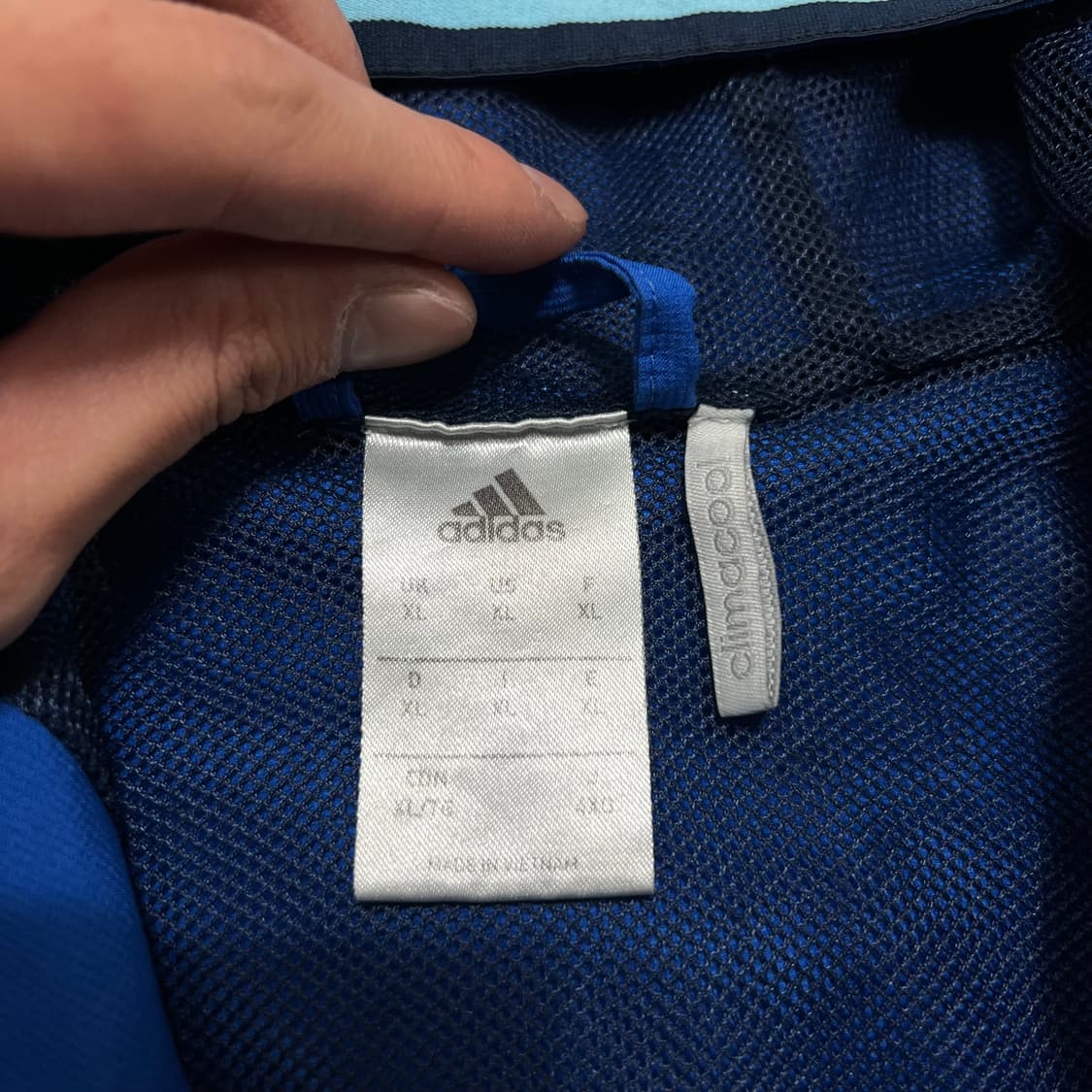 아디다스 클라이마쿨 져지 트랙탑 후드자켓 [블루] XL/105 상품이미지5