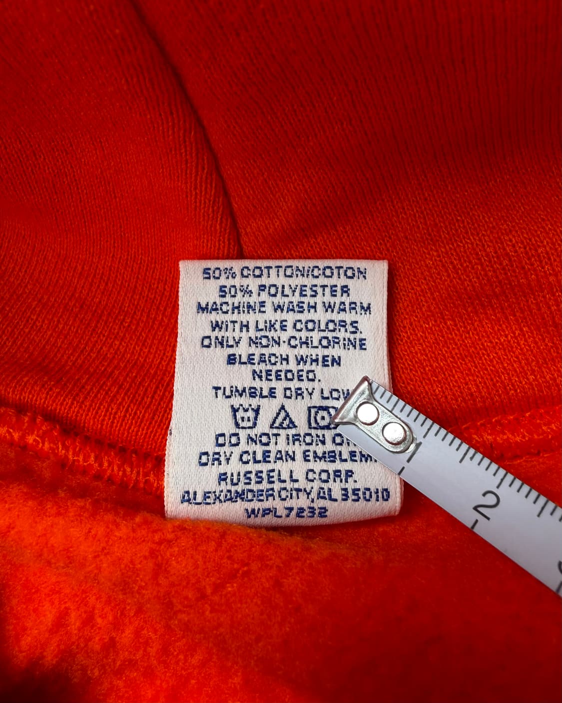 90s Russell Hoodie (orange) 상품이미지4