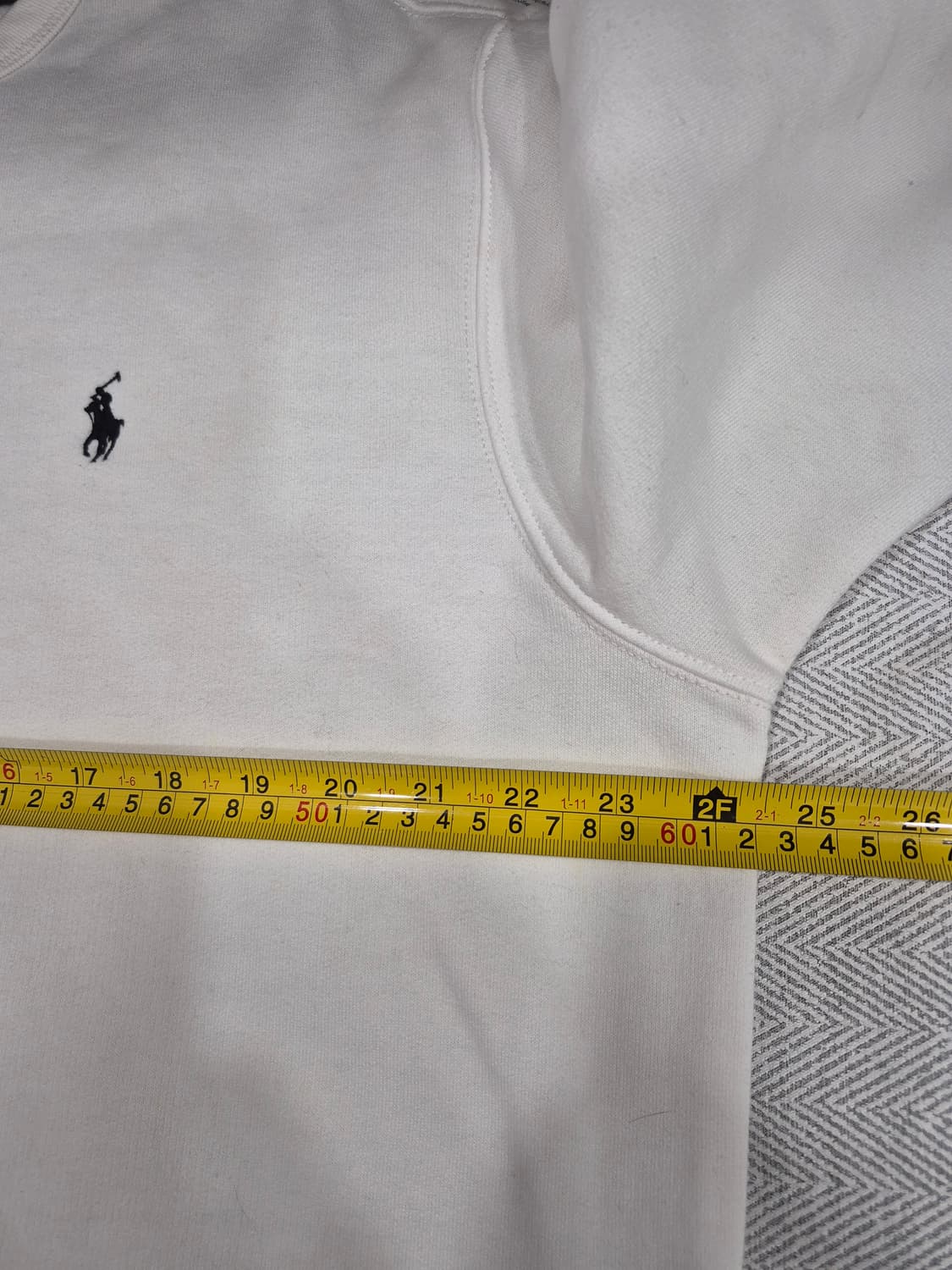 폴로 랄프로렌 화이트 맨투맨 티셔츠 남성 100사이즈 상품이미지8