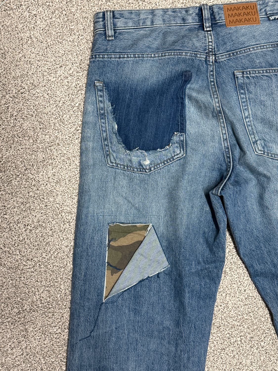 Rework Baggy Camo denim pants 상품이미지9