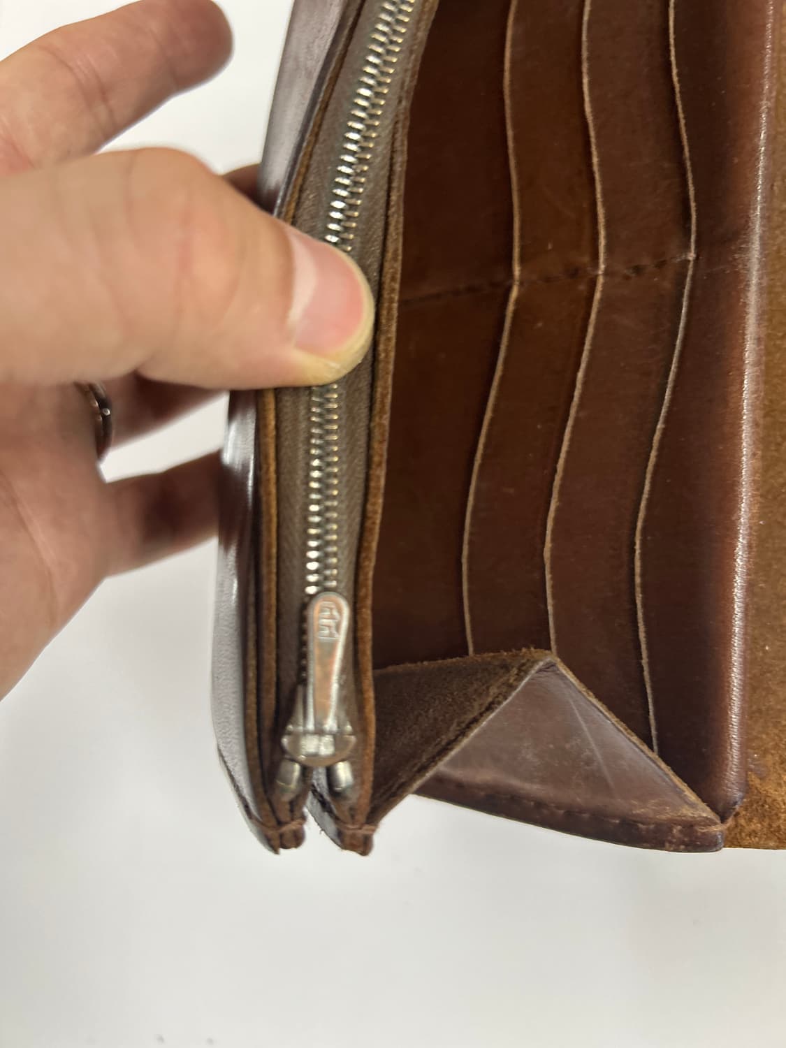 GOROS 고로스 브라운 새들레더 장지갑 상품이미지6