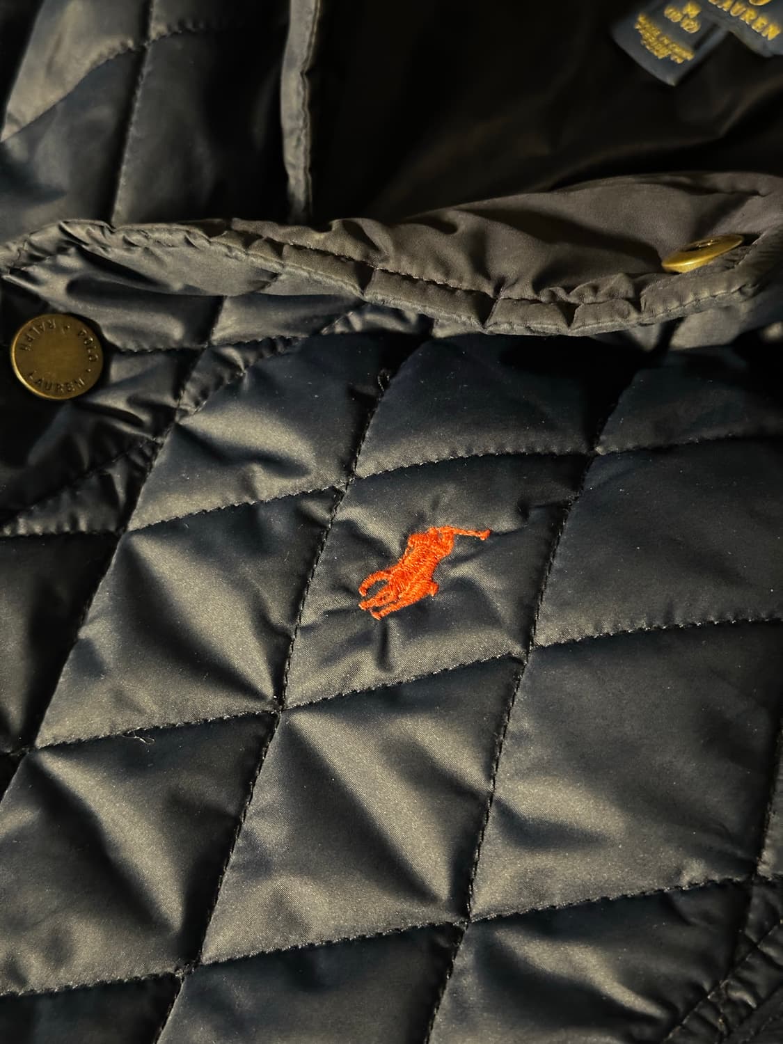 폴로 랄프로렌 누빔 깔깔이 퀄팅자켓 네이비 상품이미지2