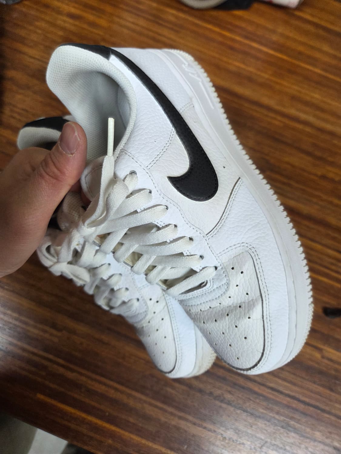 나이키 에어포스 07 검흰 250 상품이미지7