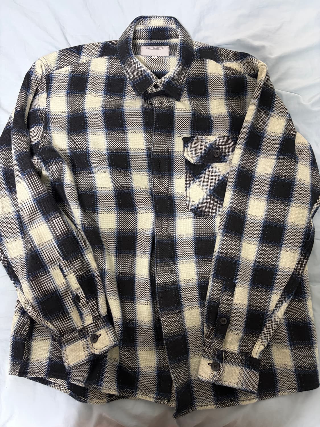 칼하트wip 위튼 체크 셔츠 M 상품이미지1