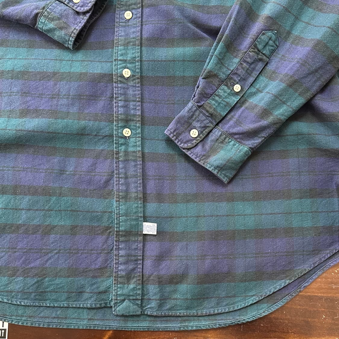 90s 폴로 랄프로렌 더 빅 옥스포드 셔츠 빅셔츠 XL 상품이미지5