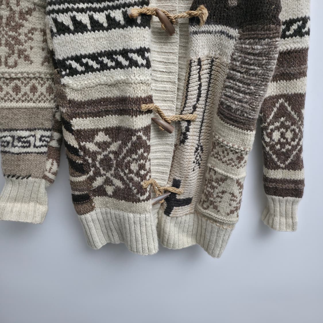 [L] 폴로 랄프로렌 노르딕 핸드 니트 후드 가디건 상품이미지3