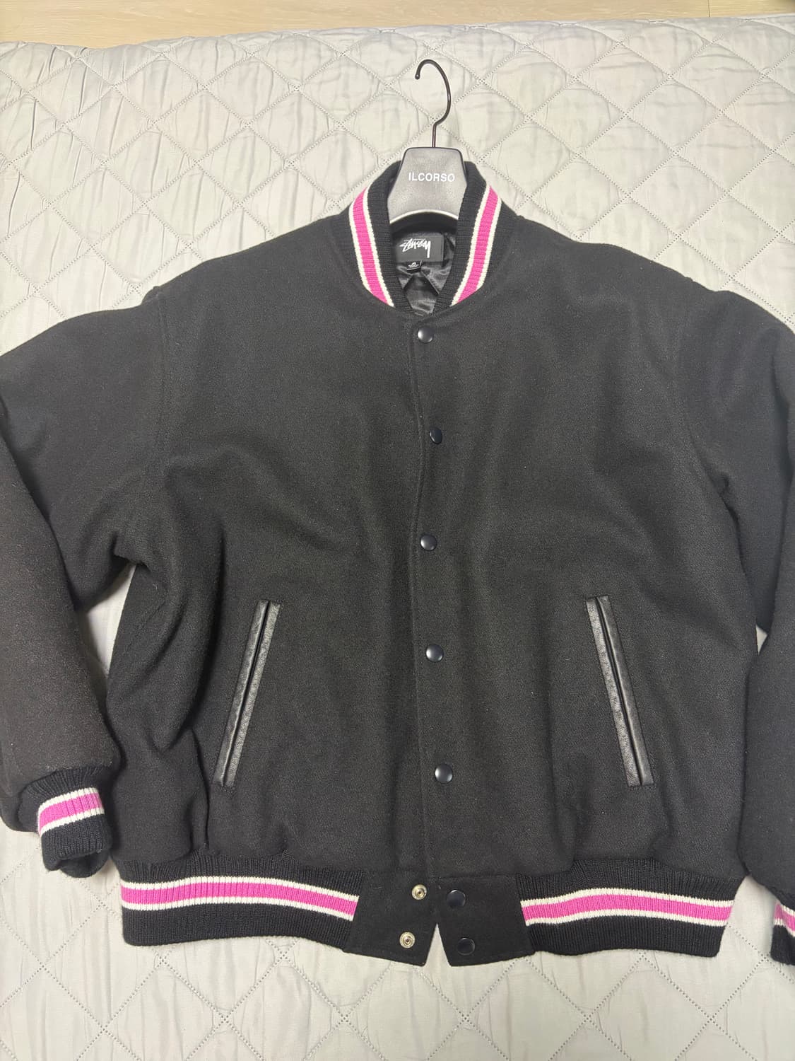 스투시 멜튼 울 바시티 자켓 상품이미지2