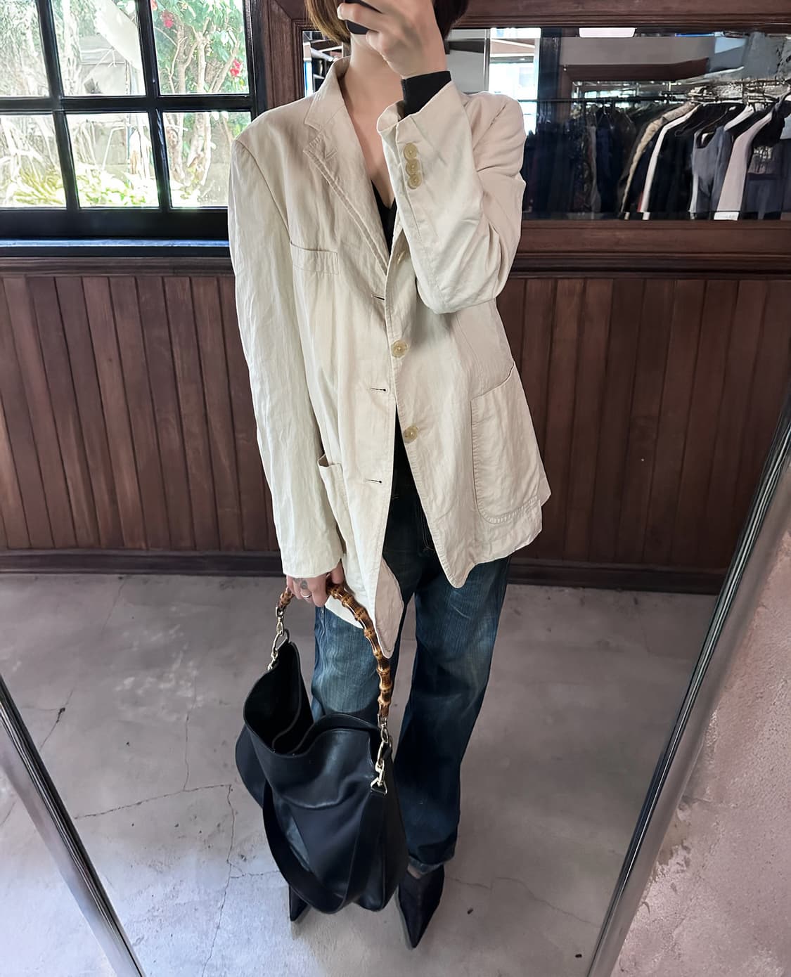 BURBERRY LONDON cotton tailored jacket 상품이미지5