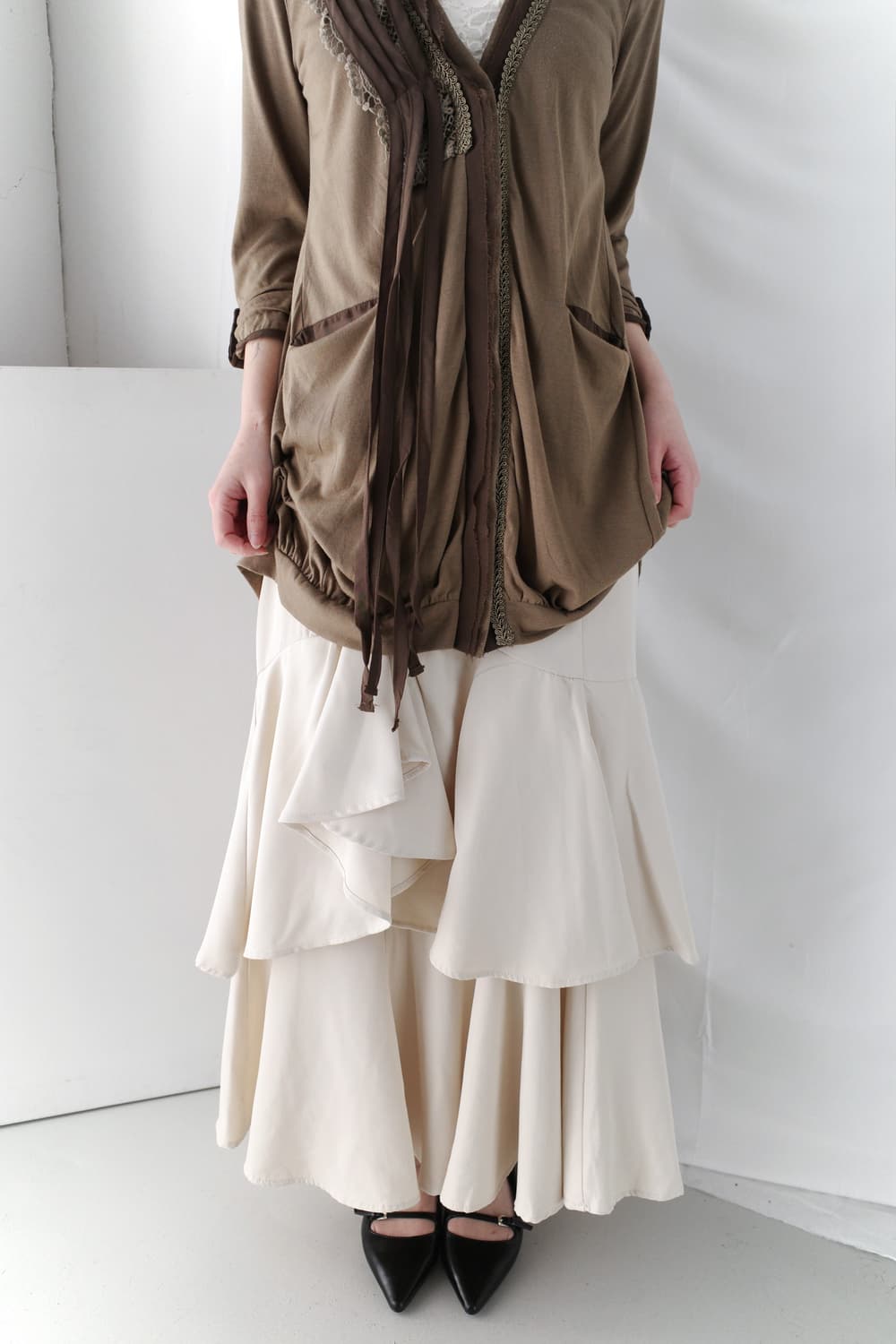 unbalanced frill skirt  상품이미지6