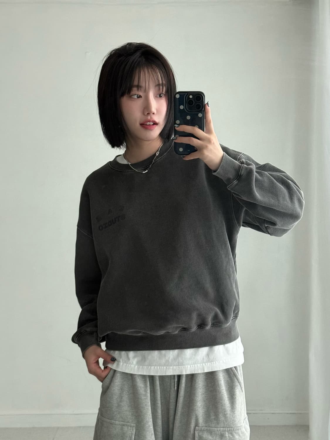 아이앱스튜디오 피그먼트 맨투맨 상품이미지4