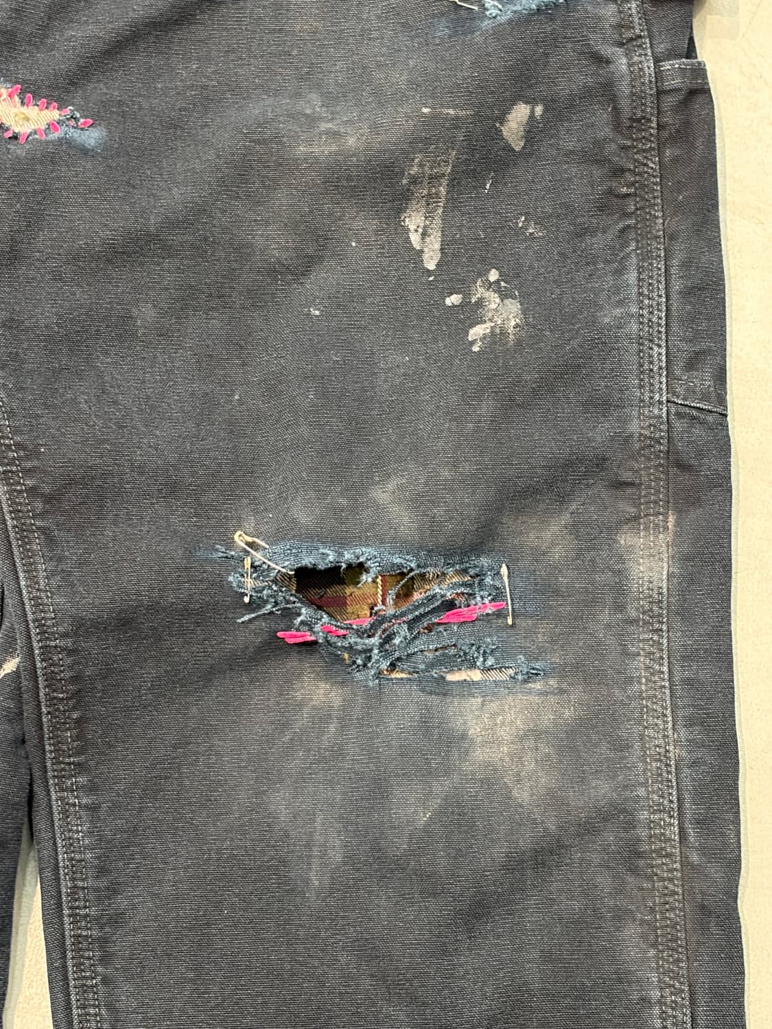 Carhartt B111 BLK 라이닝 덕캔버스 36x30 상품이미지7