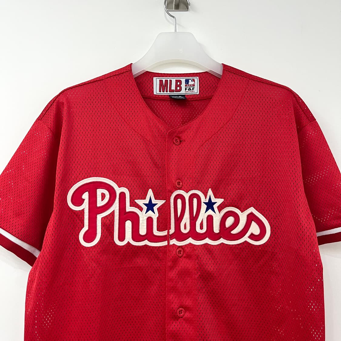 MLB 올드스쿨 필라델피아 필리스 반팔 유니폼 상품이미지4