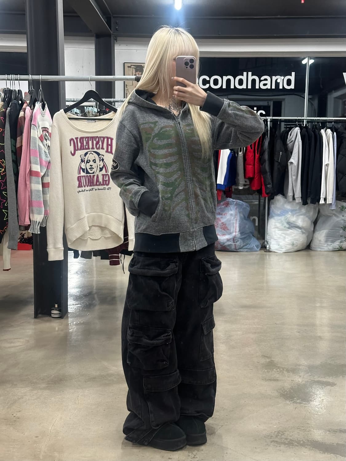 벤슨 본 카모 후드집업 상품이미지3